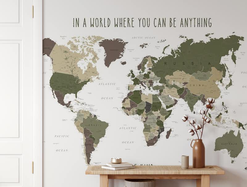 Be Kind World Map