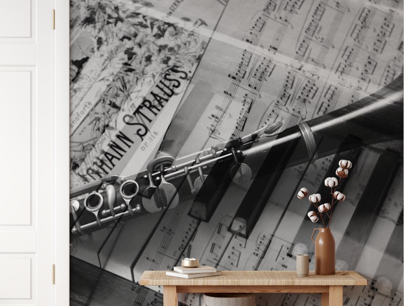 Piano keys clarinet