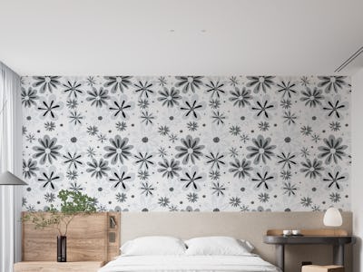 Monochrome Floral Bliss