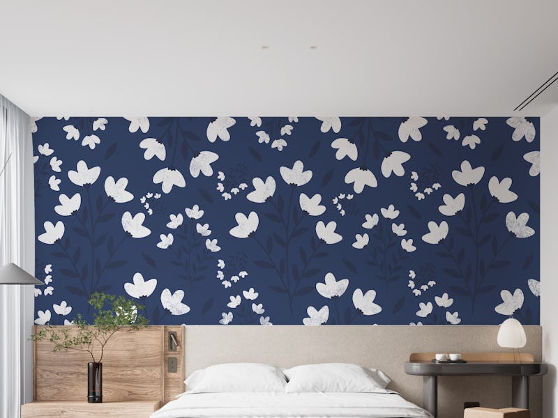 BOHO FLOWER BLUE