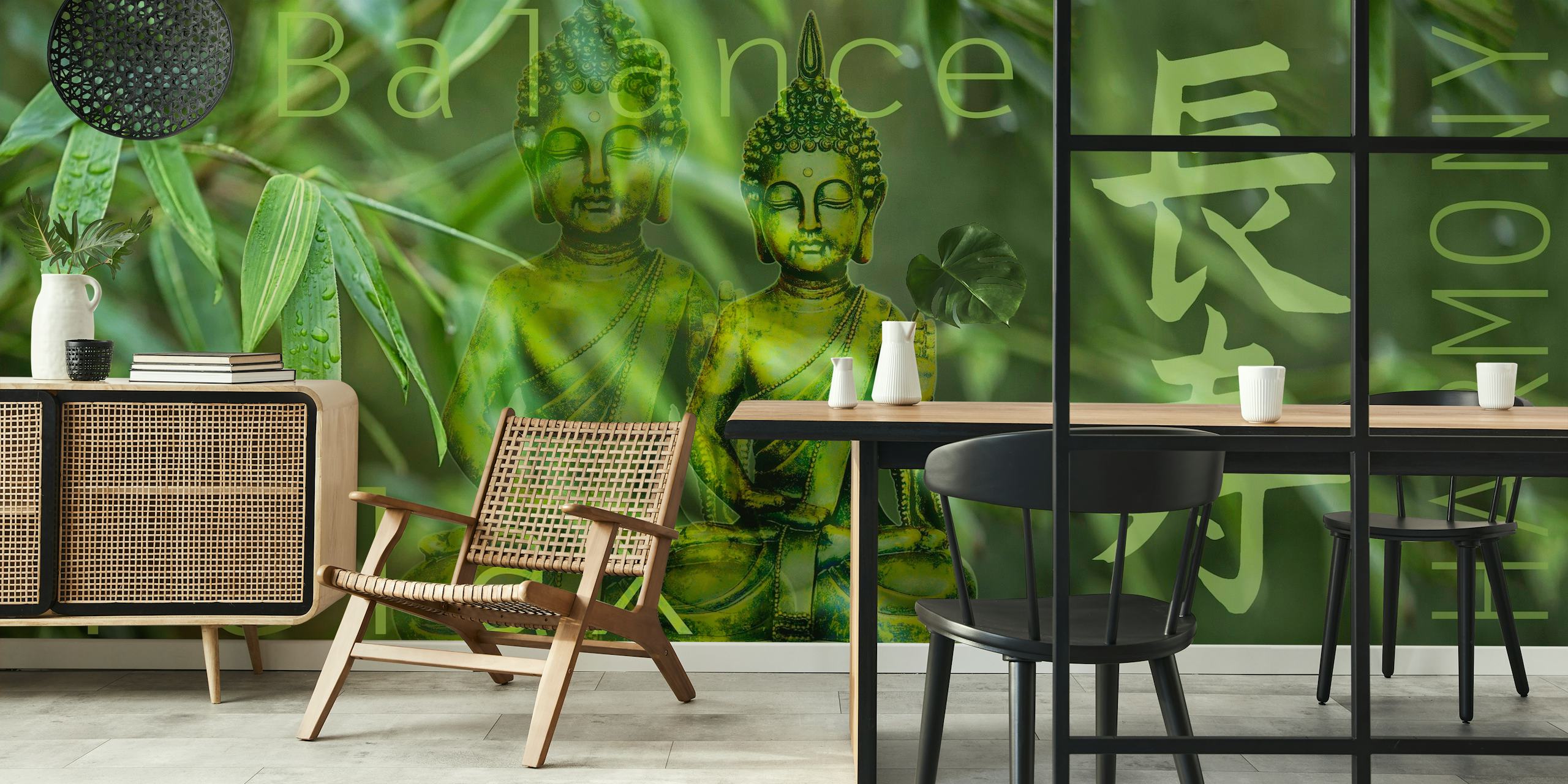 Budda And Bamboo wallpaper