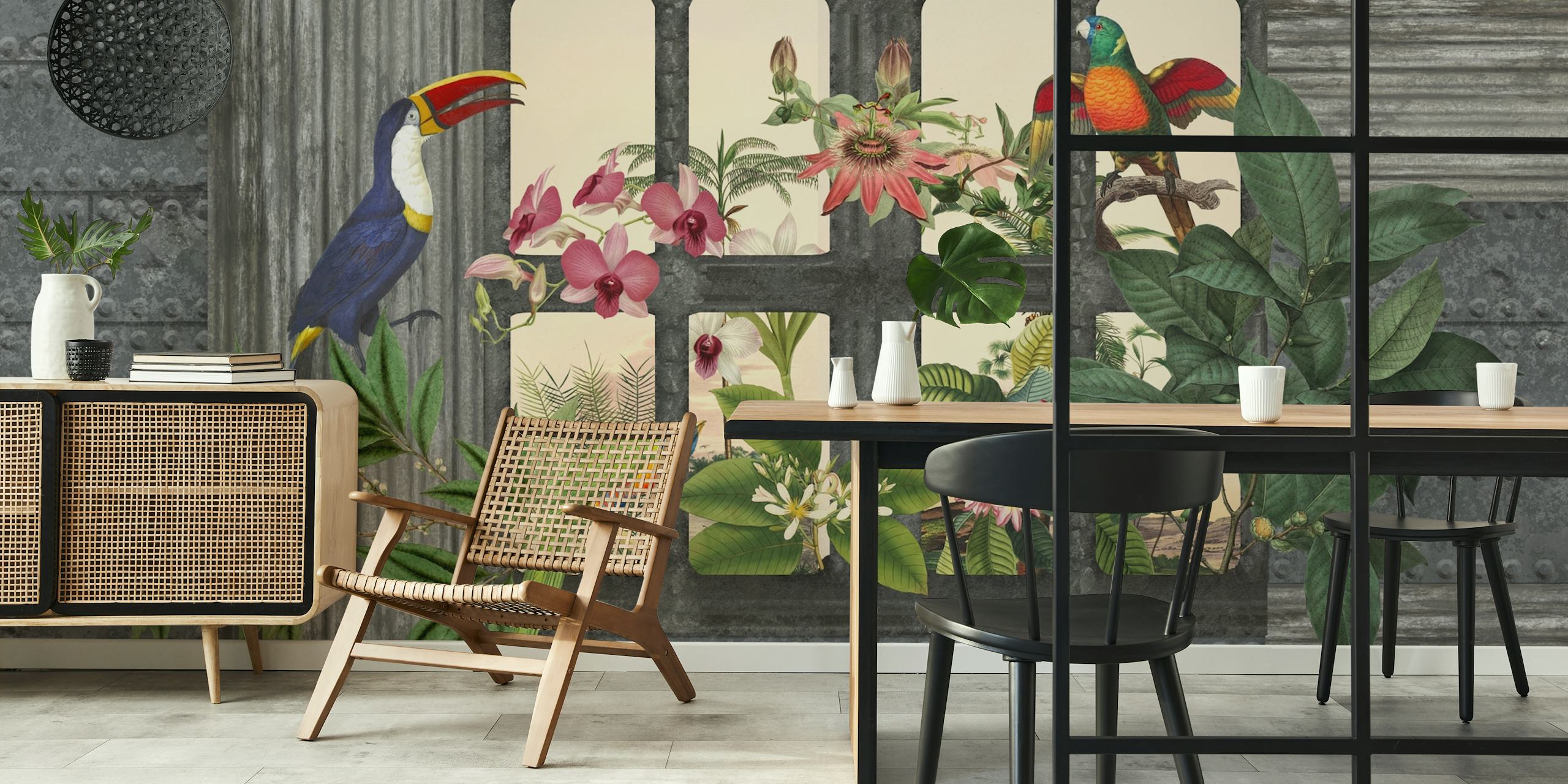wallpaper Lost Jungle Paradise en una habitación