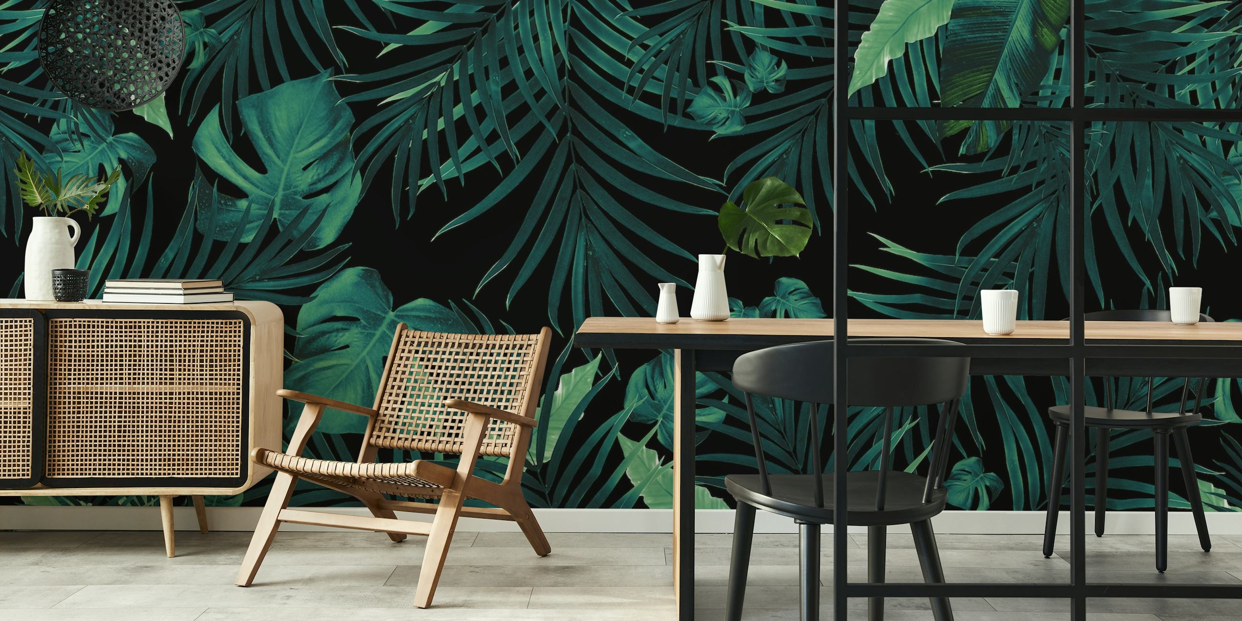 Tropical Jungle Dream tapet i et rom