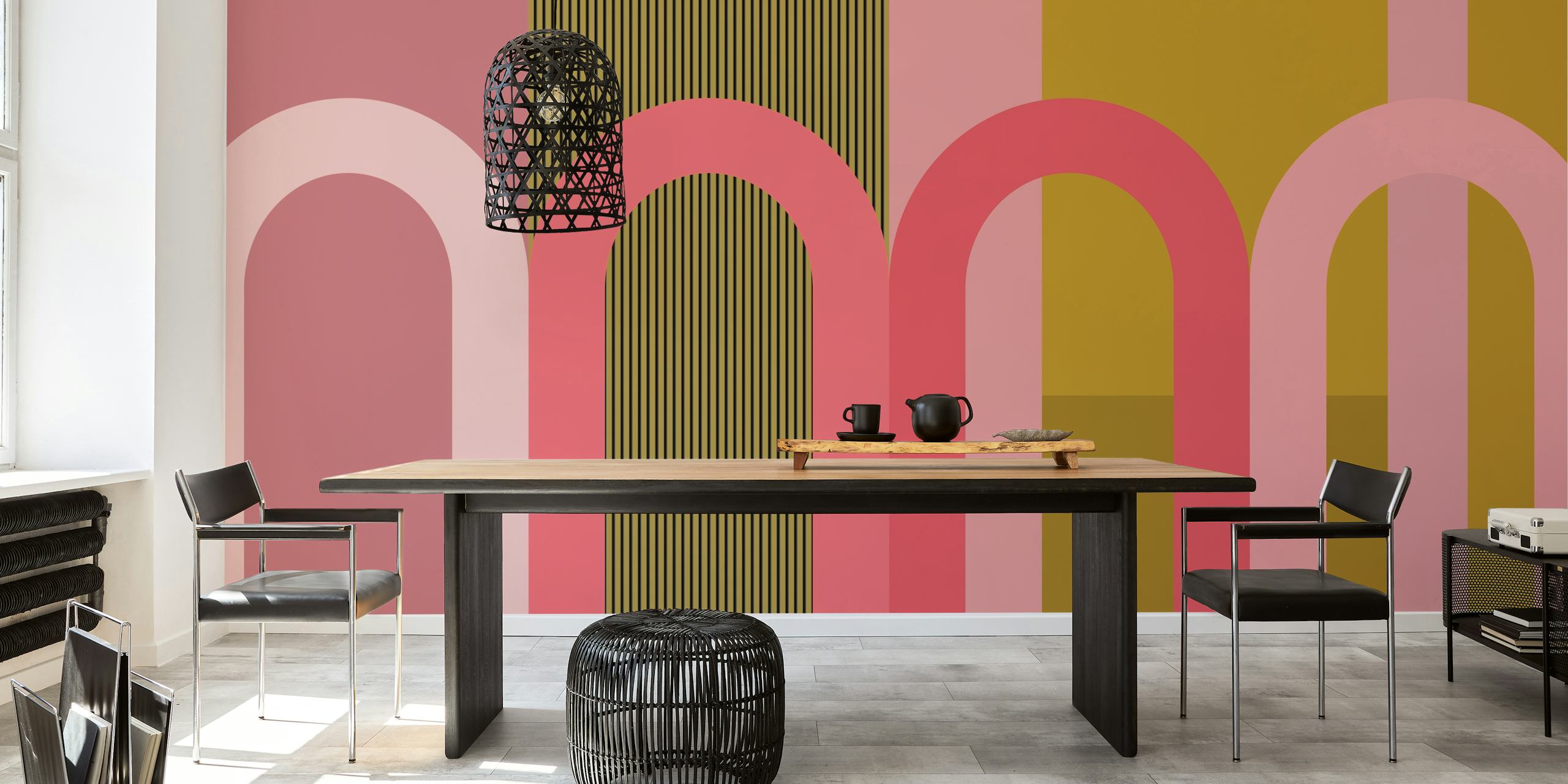 Tapeta Contemporary Arch Design u sobi
