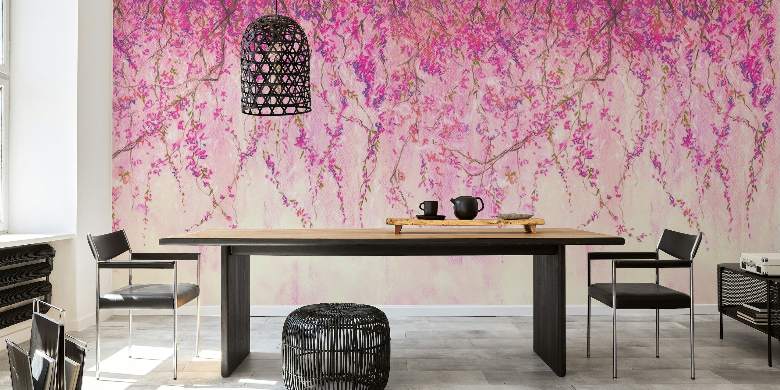 Sakura pastel branches wallpaper