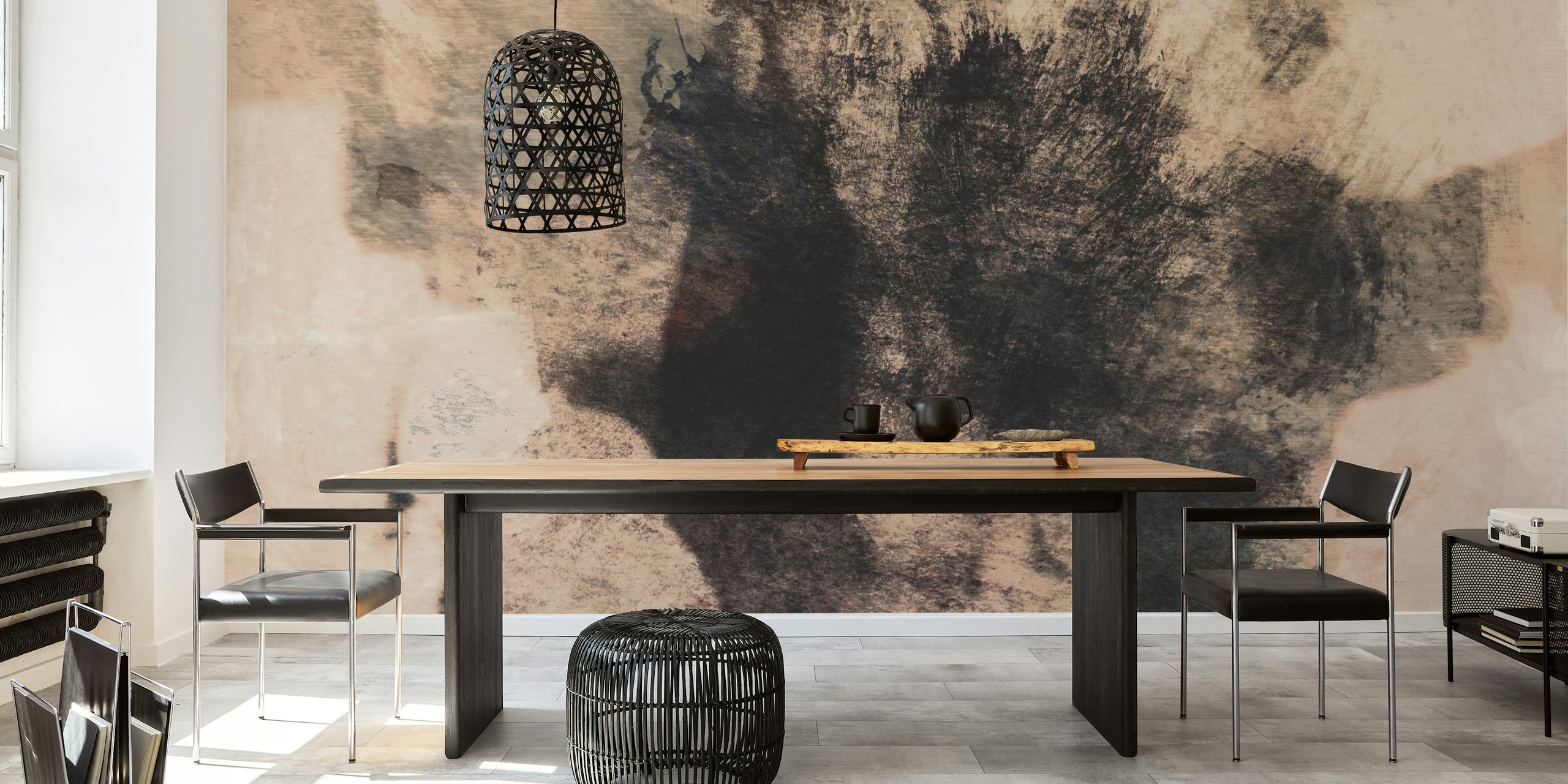 Ταπετσαρία Urban Neutrals σε διάταξη δωματίου