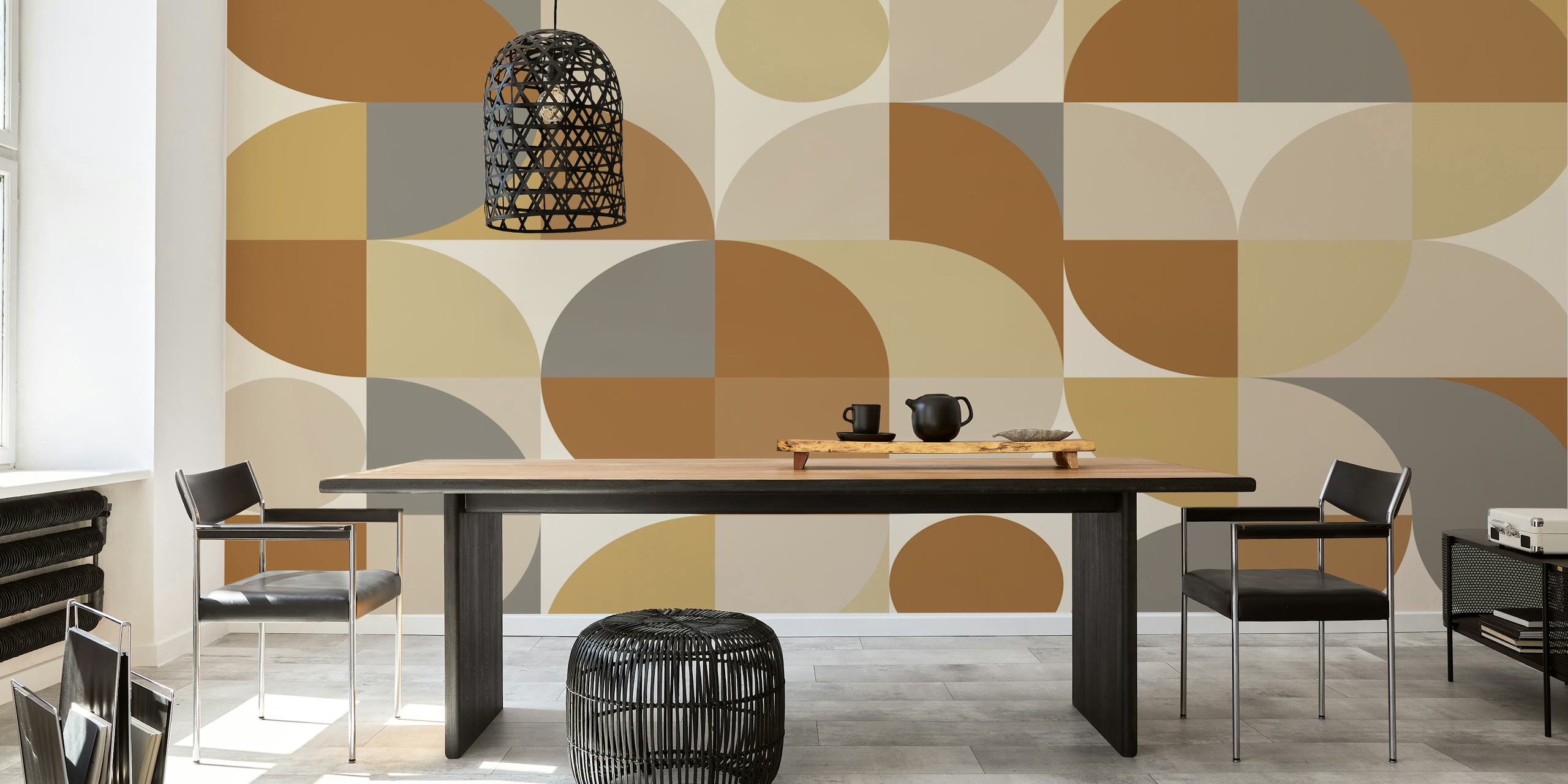 Mid Century Scandinavian Tapetdesign