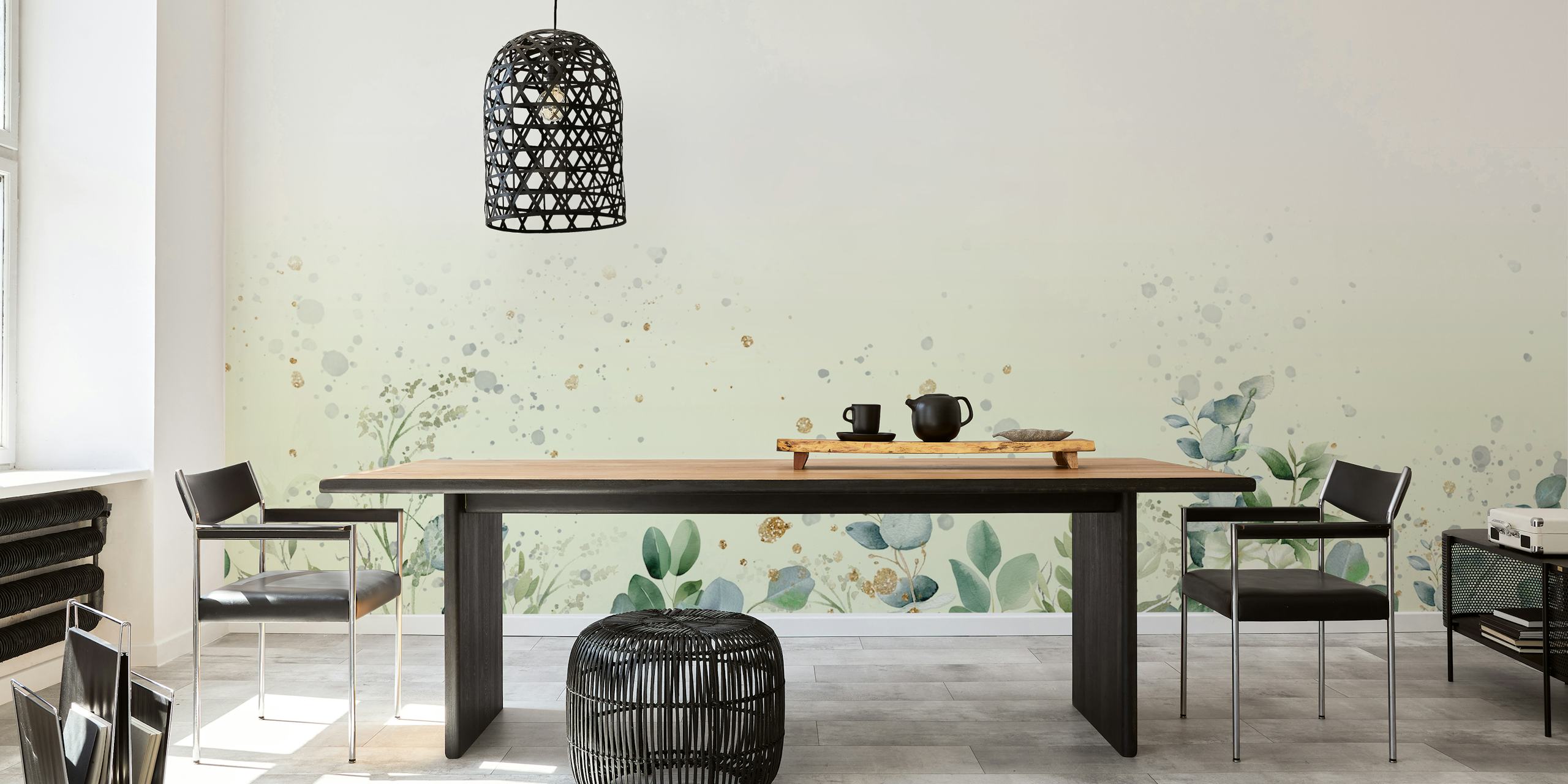Eucalyptus dream papier peint dans une chambre