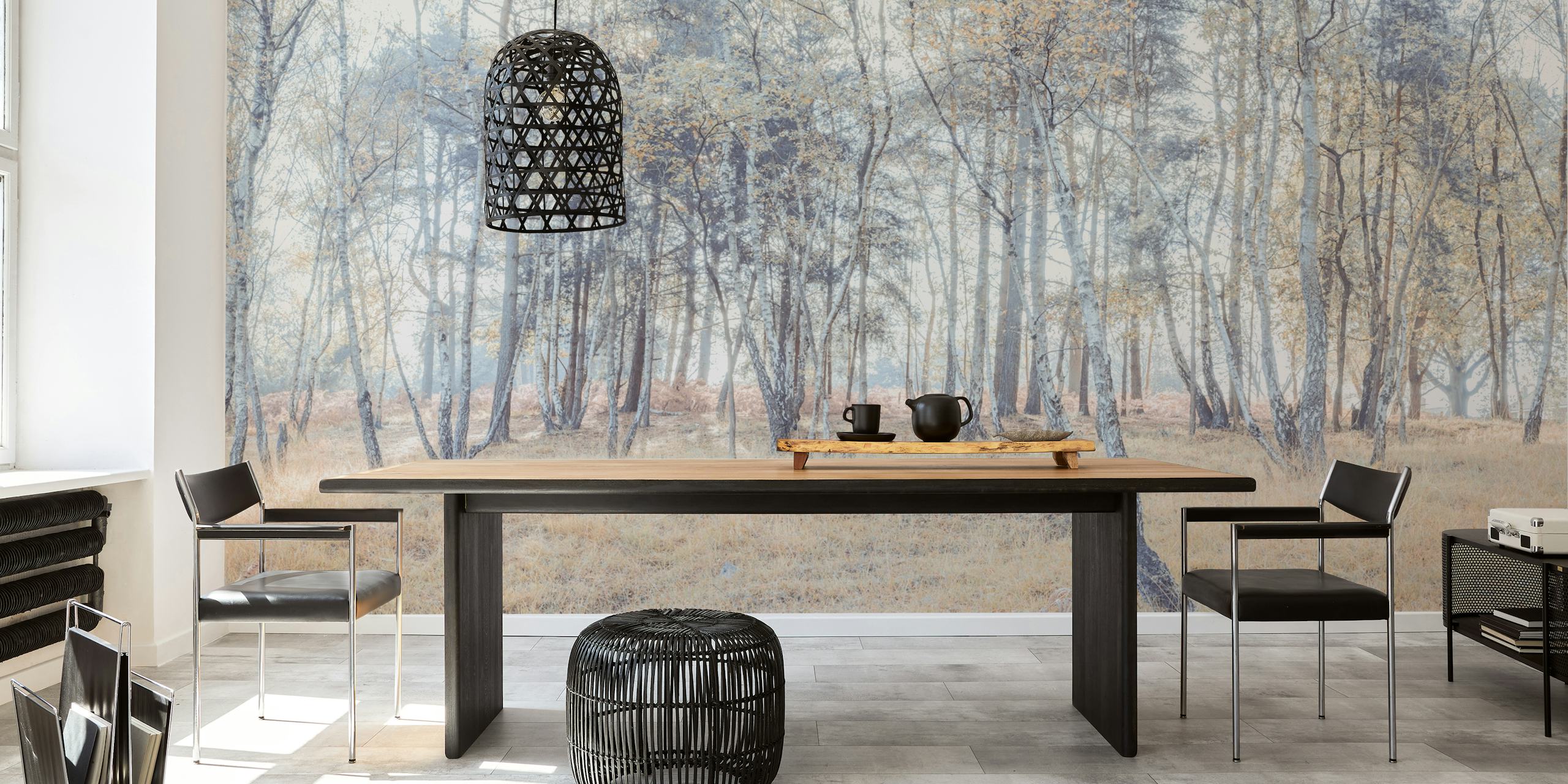 Woodland Giants wallpaper in a room