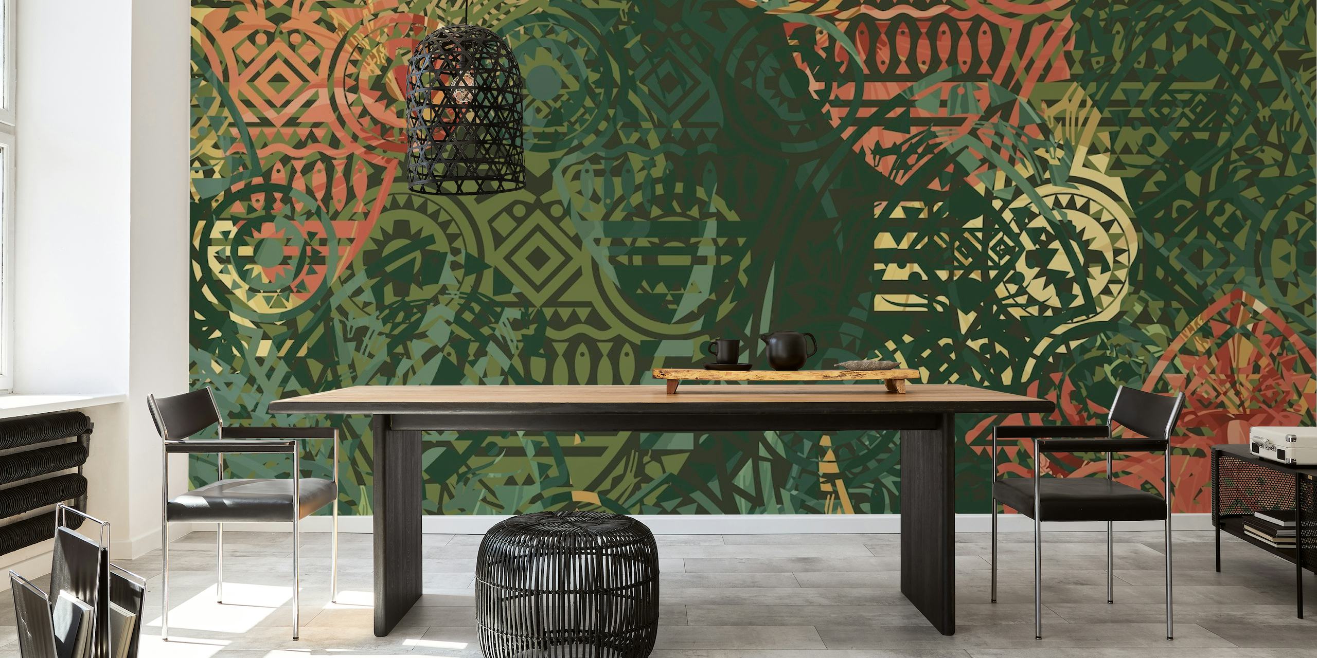 Luxury African Florest wallpaper