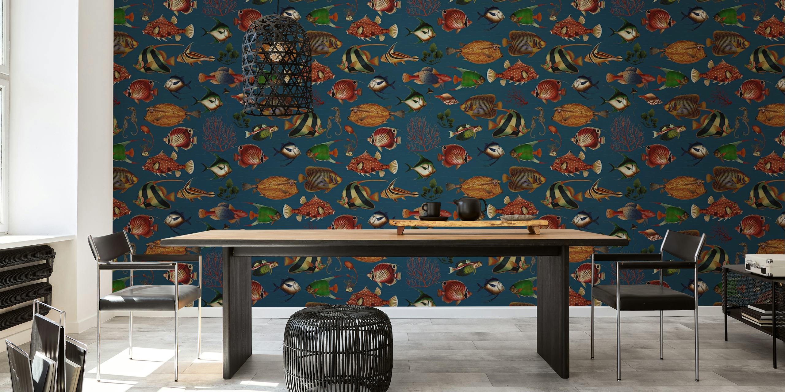 Tropical Oceania Night Haven tapet i et rom