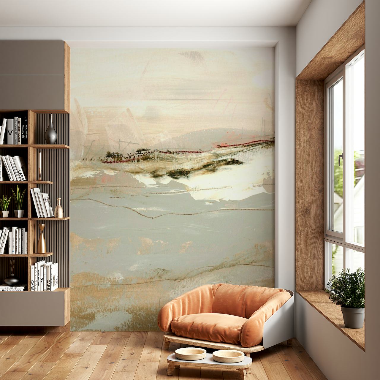Wander - abstract landscape wallpaper
