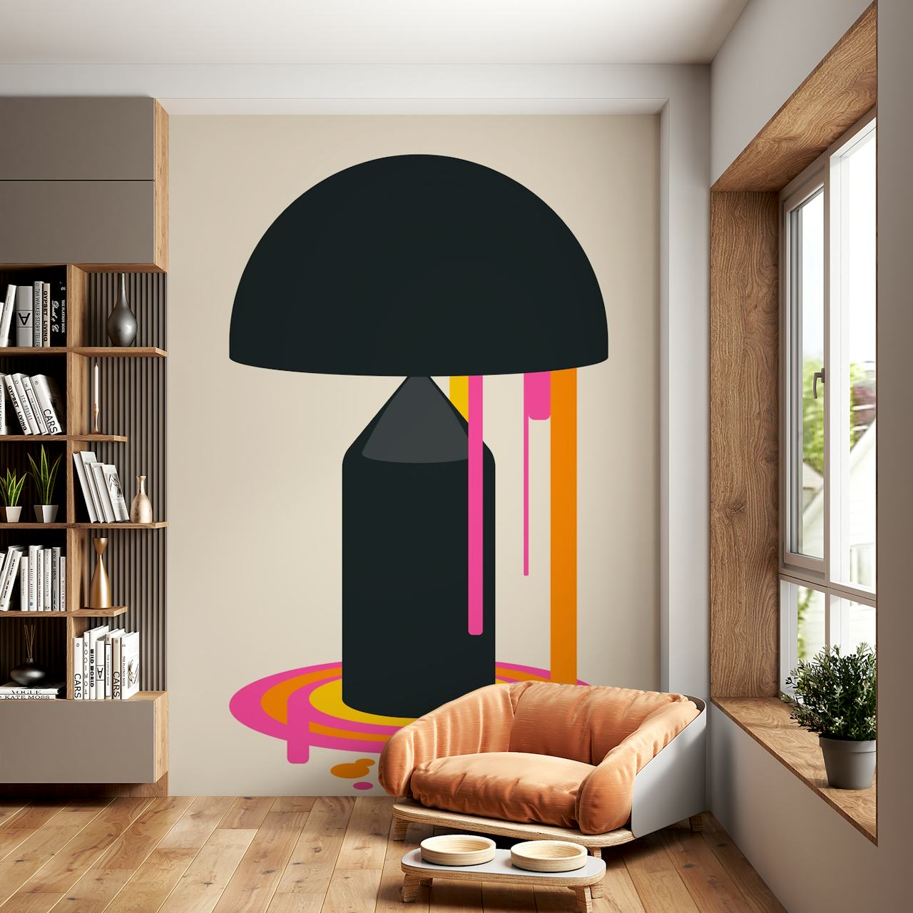 Milan 77 wallpaper design in a room