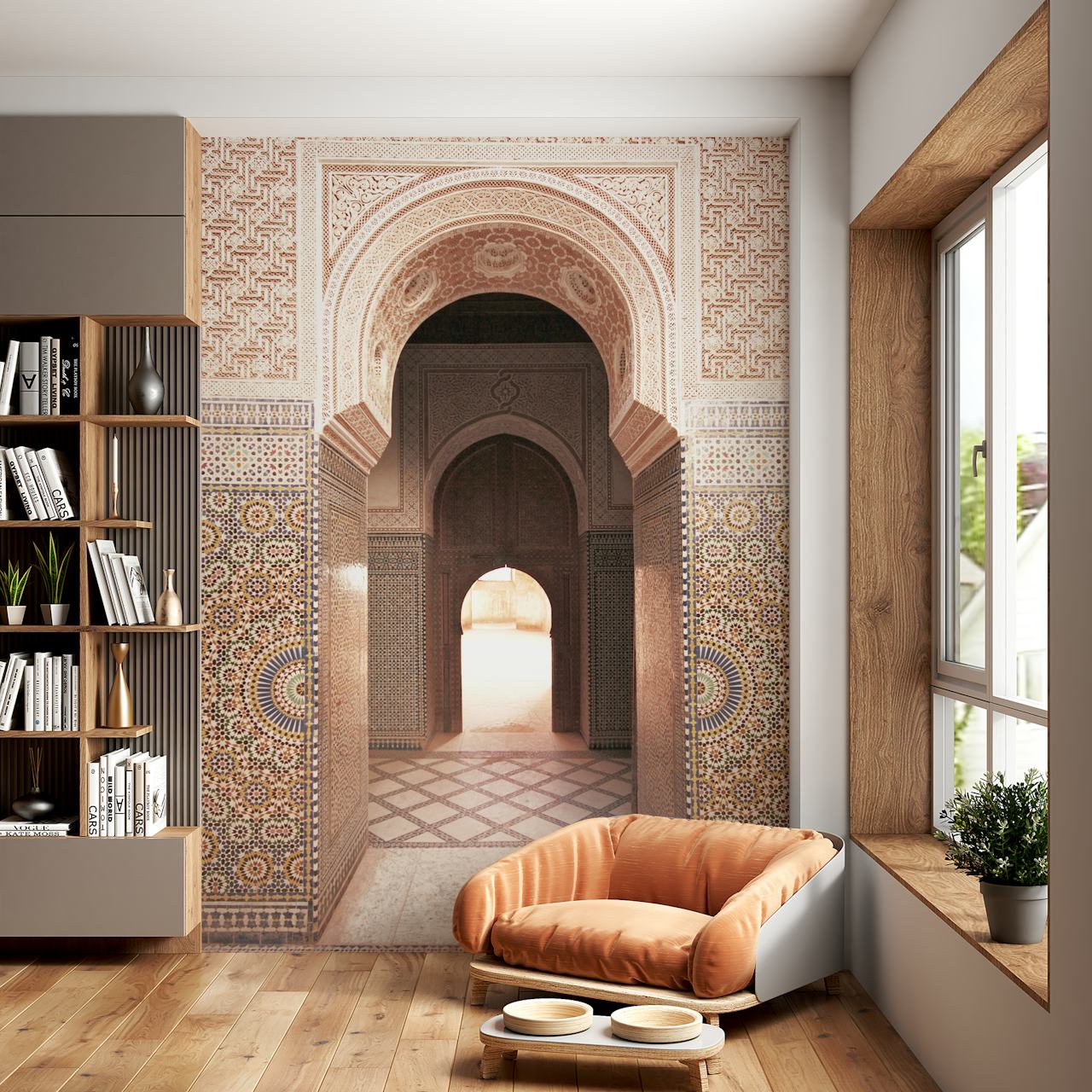 Tapeta Marrakesh Arch w aranżacji pomieszczenia