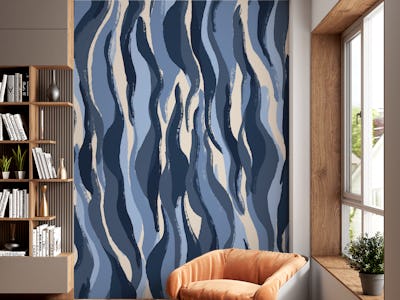 Blue Tiger Pattern