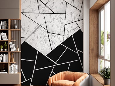 Yin Yang Marble Geometric 1