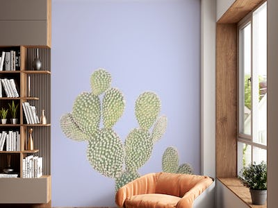 Cactus on Periwinkle