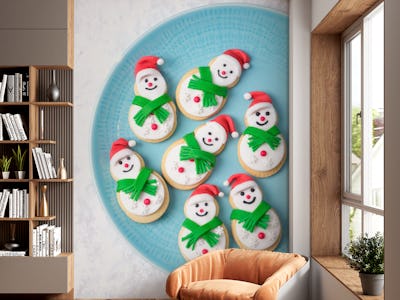 Christmas Snowmen Cookies