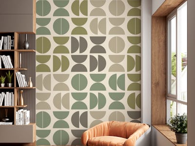 Contemporary Semicircle Mosaic
