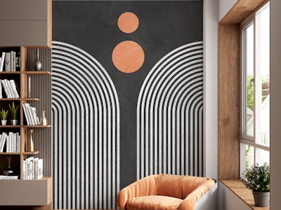 White lines and circles 6