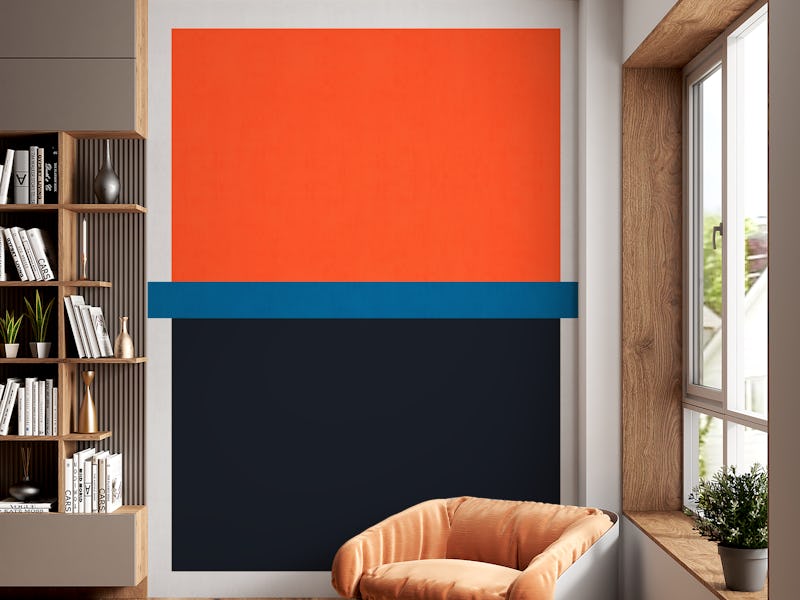 Blue and red art 2
