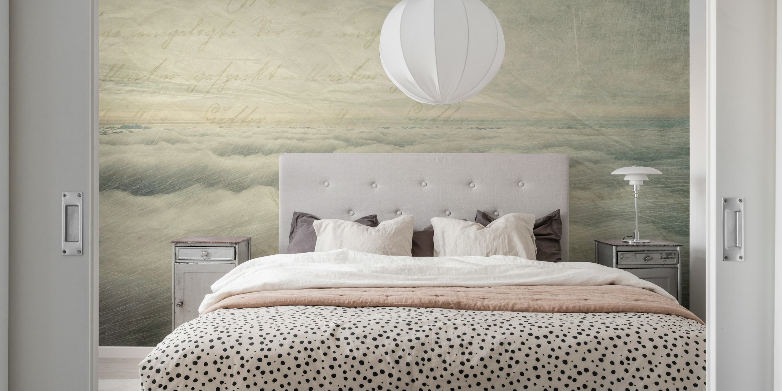 Nostalgic Memories Sky Horizon papel pintado en una habitación