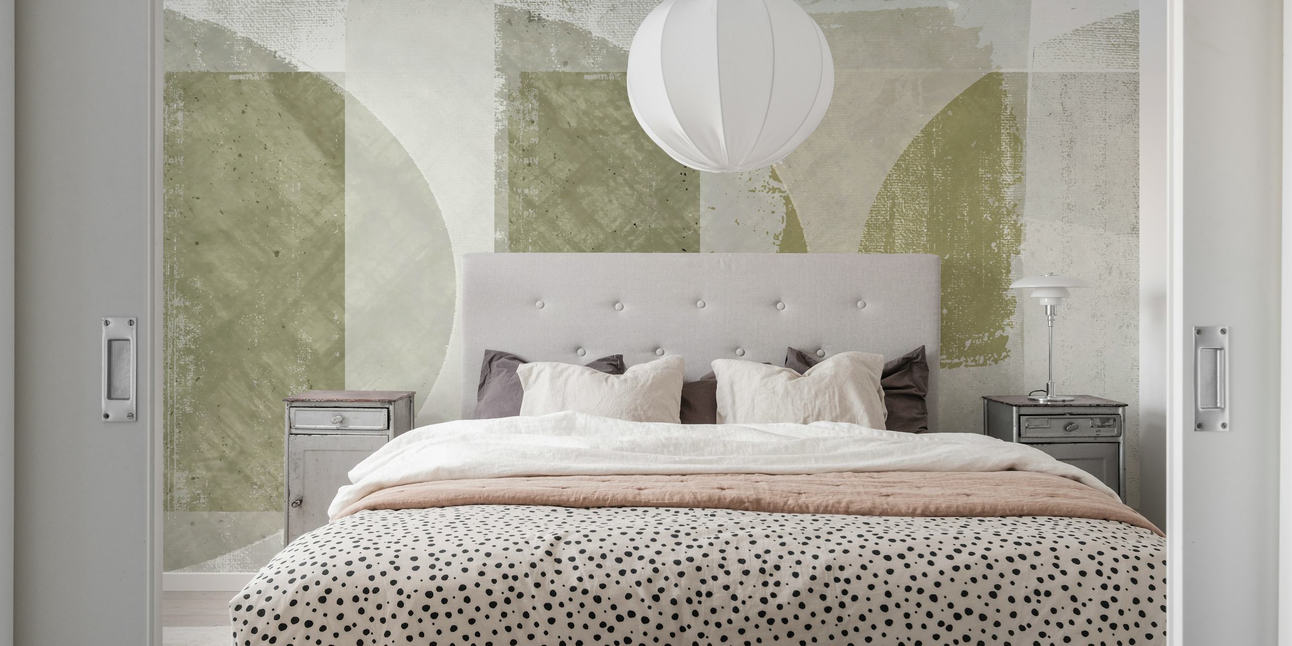 Abstract Geometric Chic tapetdesign