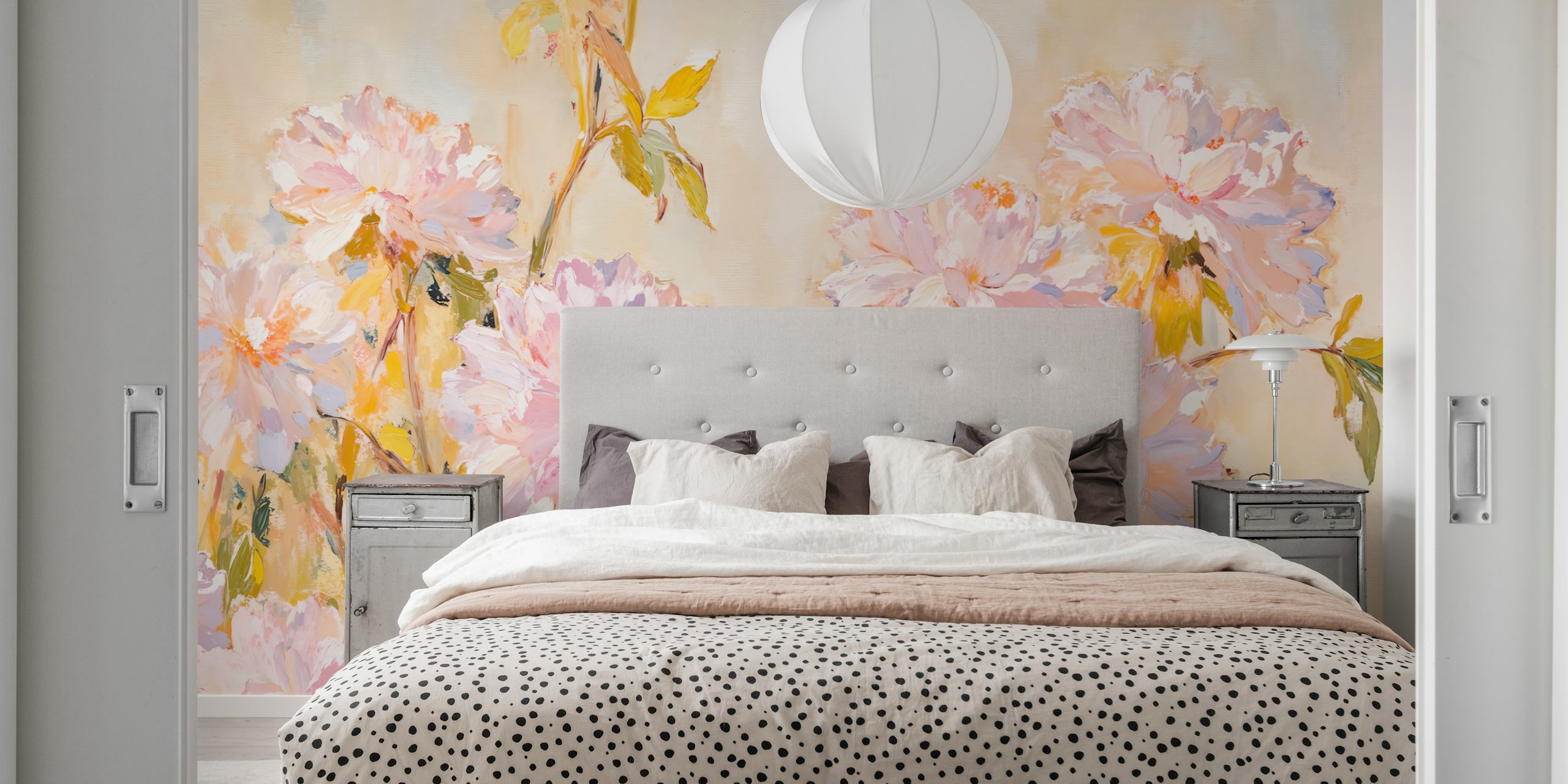 Peony Garden Oasis tapet i et rumsmiljø
