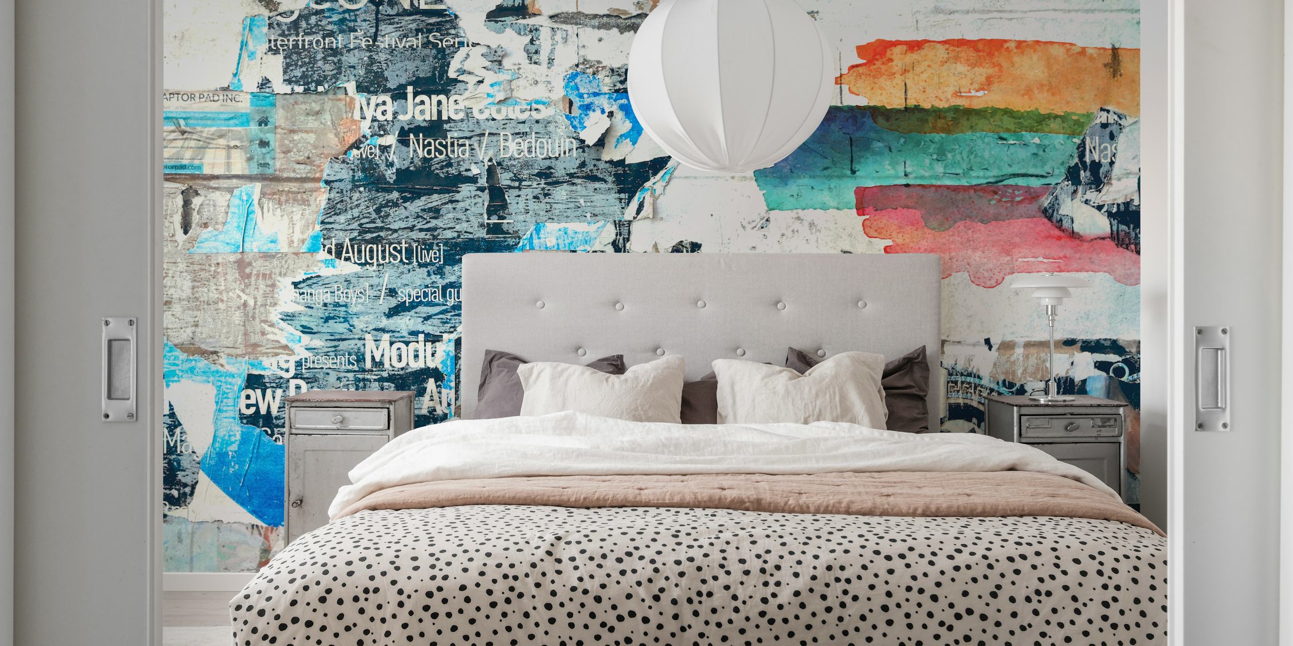 Brooklyn Blight wallpaper in a room