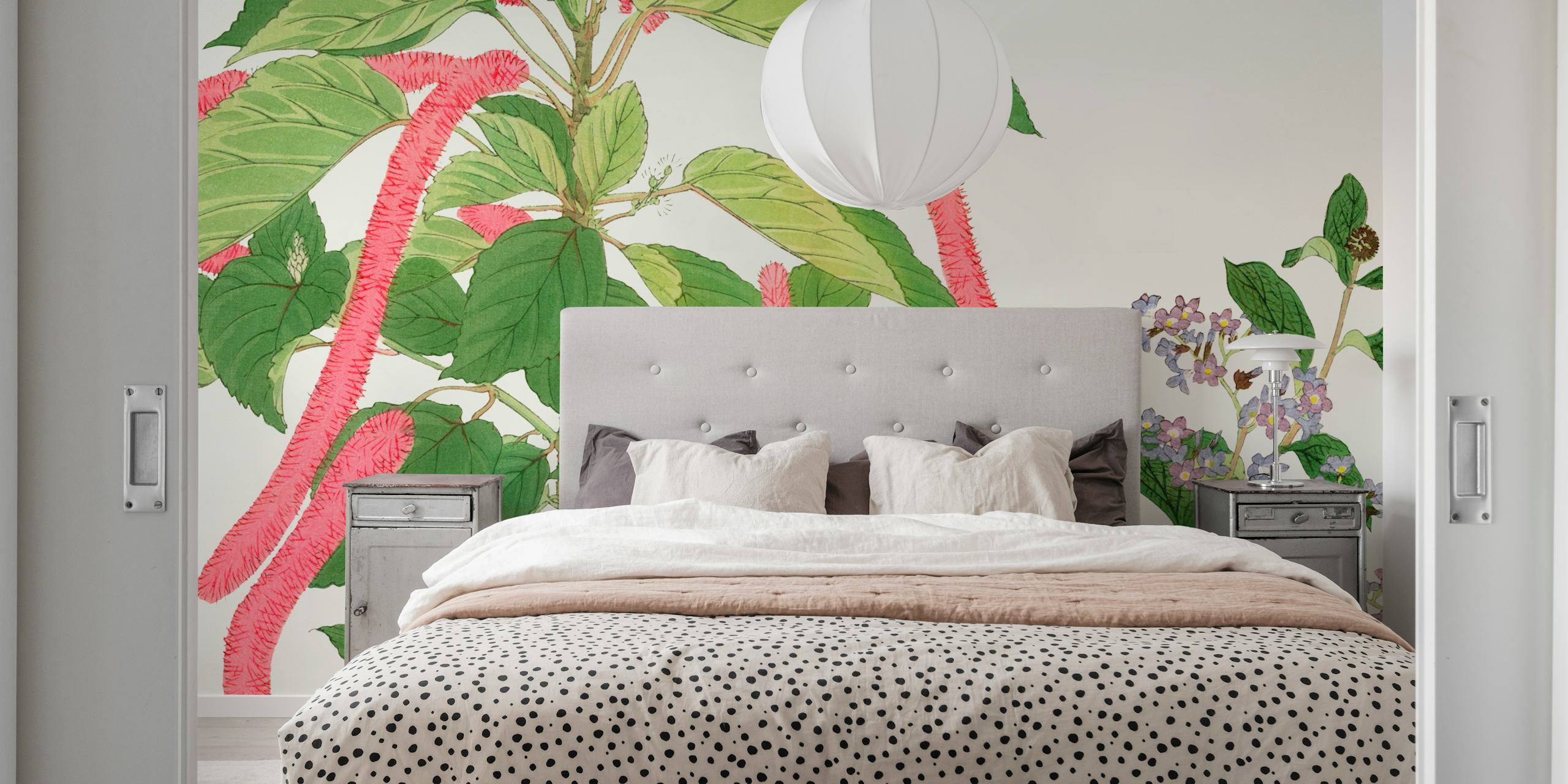 Whimsical Jungle Vintage wallpaper in a room