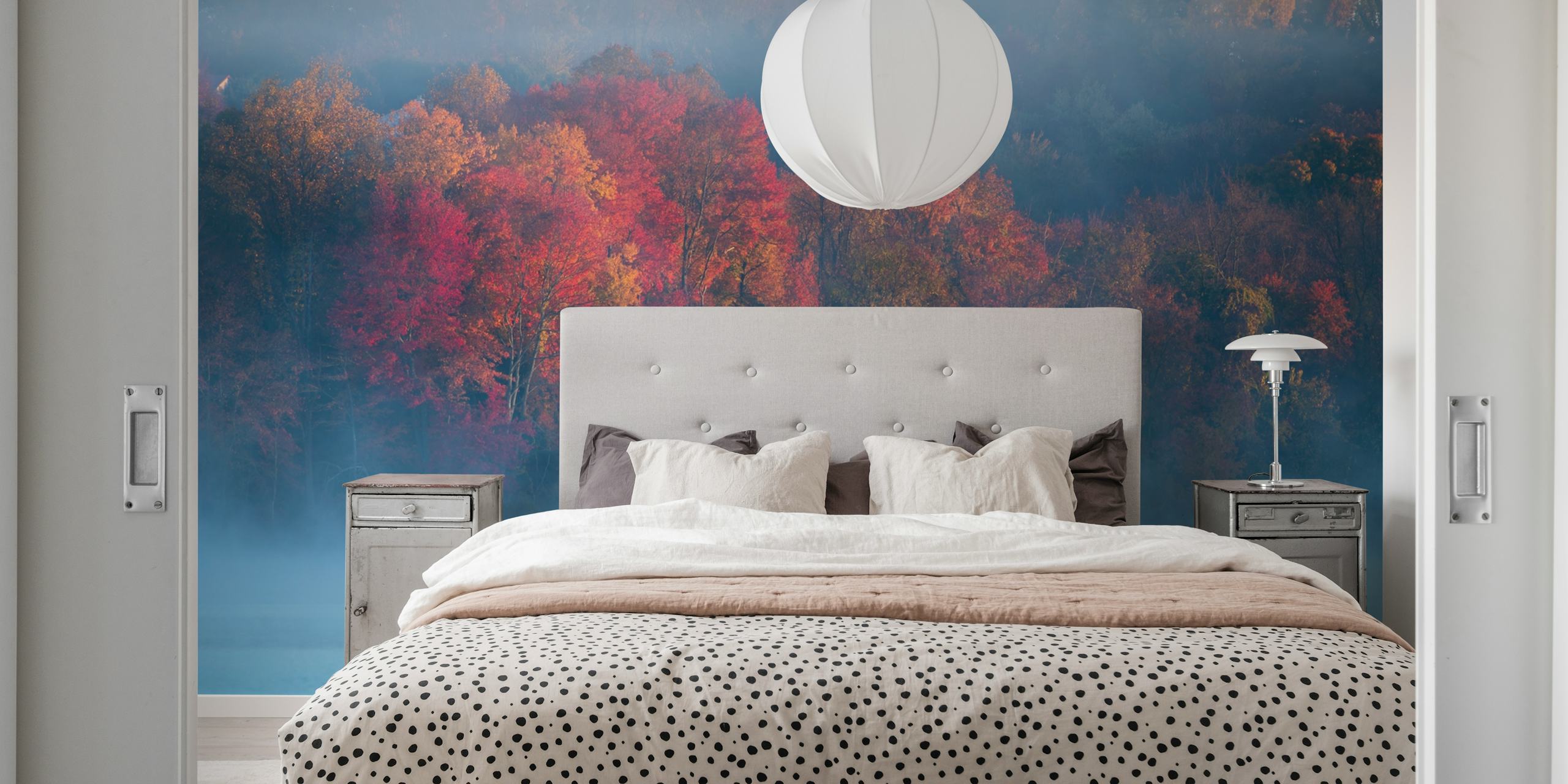 Fall Impression 4 ταπετσαρία σε ένα δωμάτιο