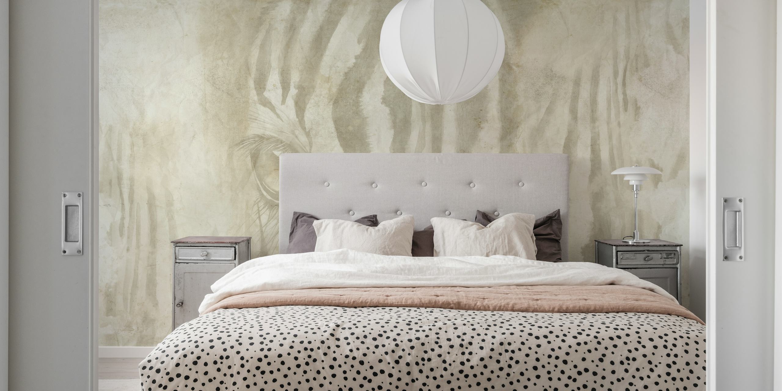 Wild Instinct Ivory wallpaper in a room