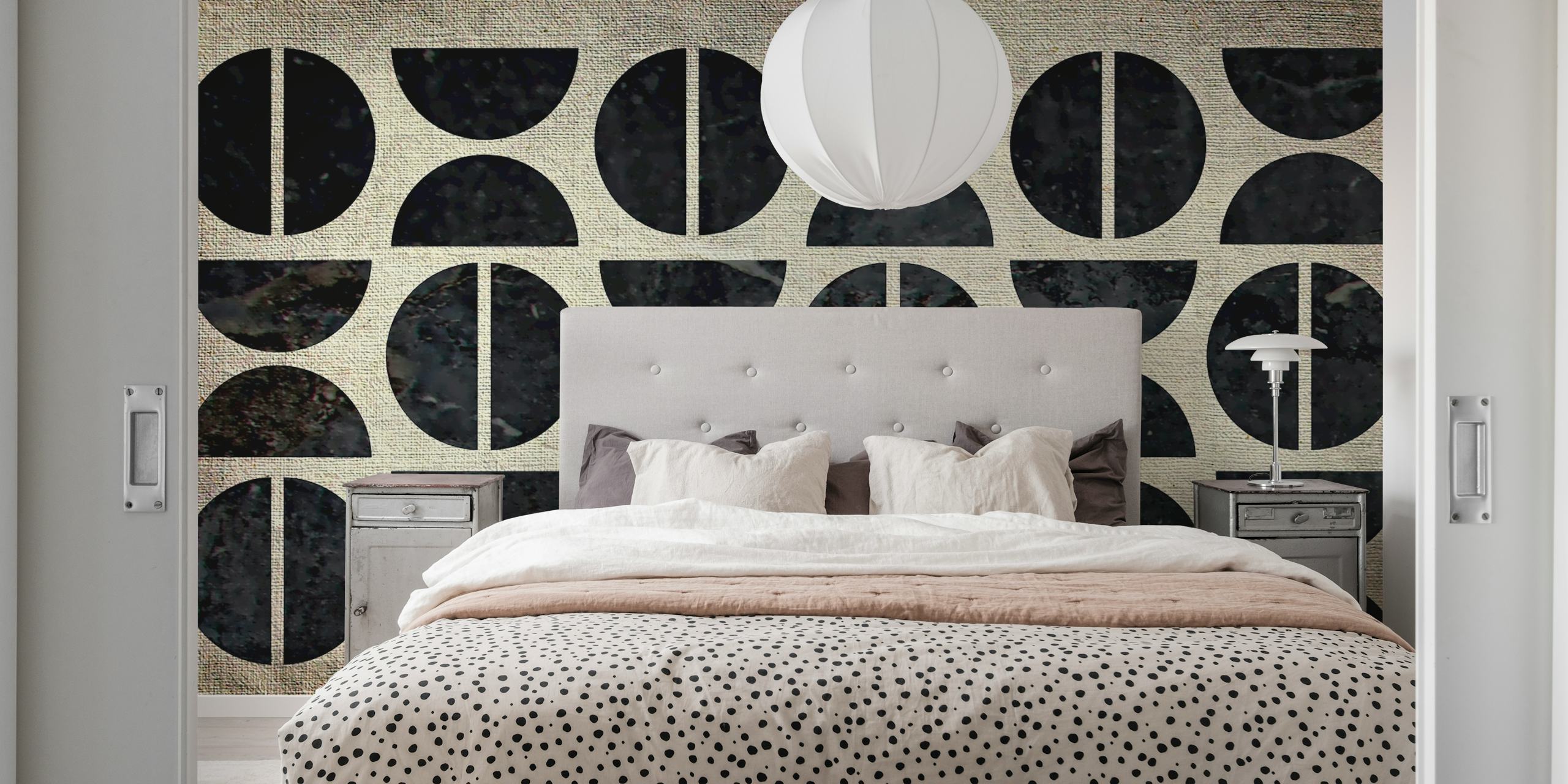 Σχεδίαση ταπετσαρίας Mid Century Bauhaus Canvas Marble