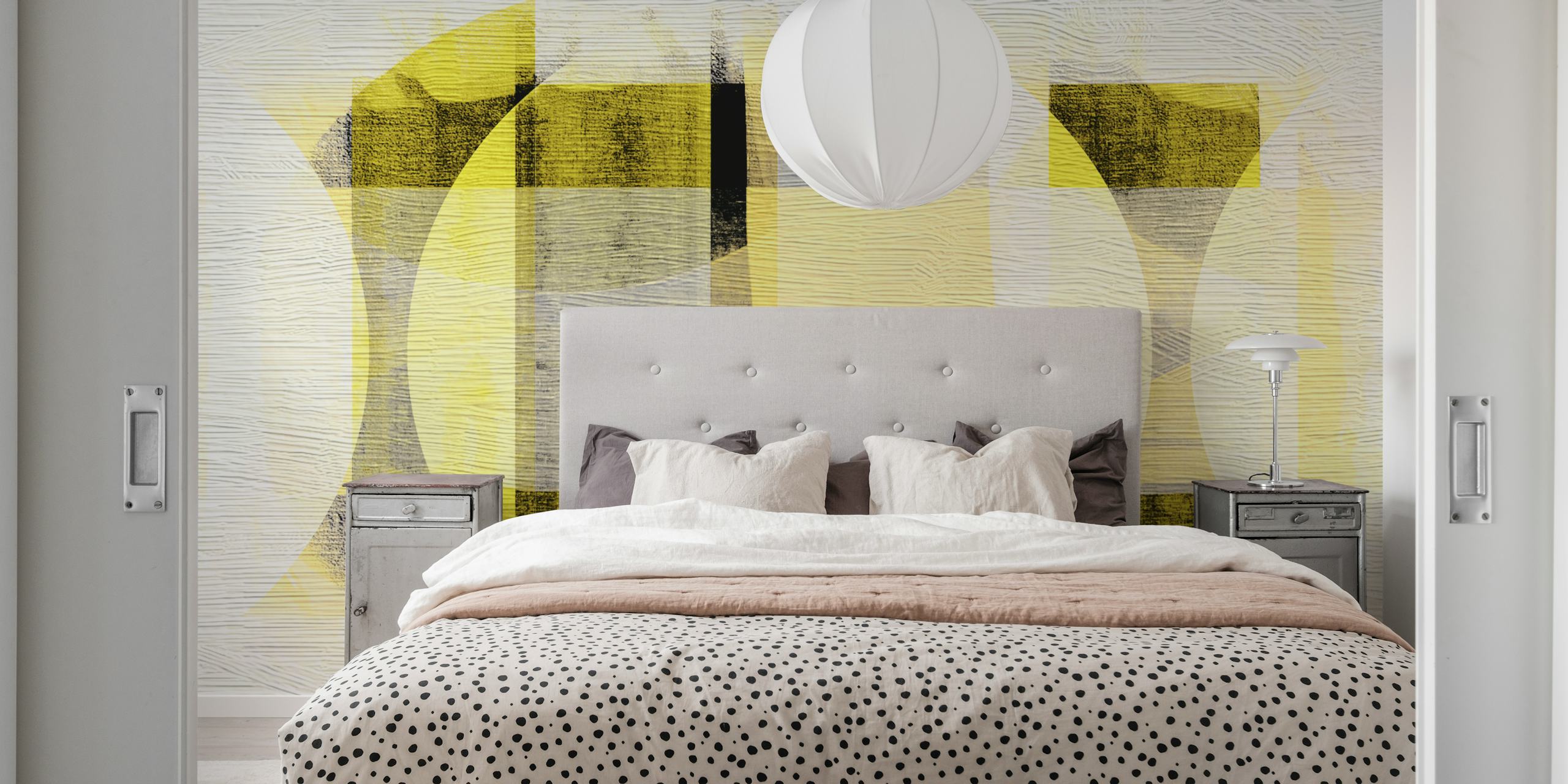 Tapeta Bauhaus Sunrise σε έναν μοντέρνο χώρο