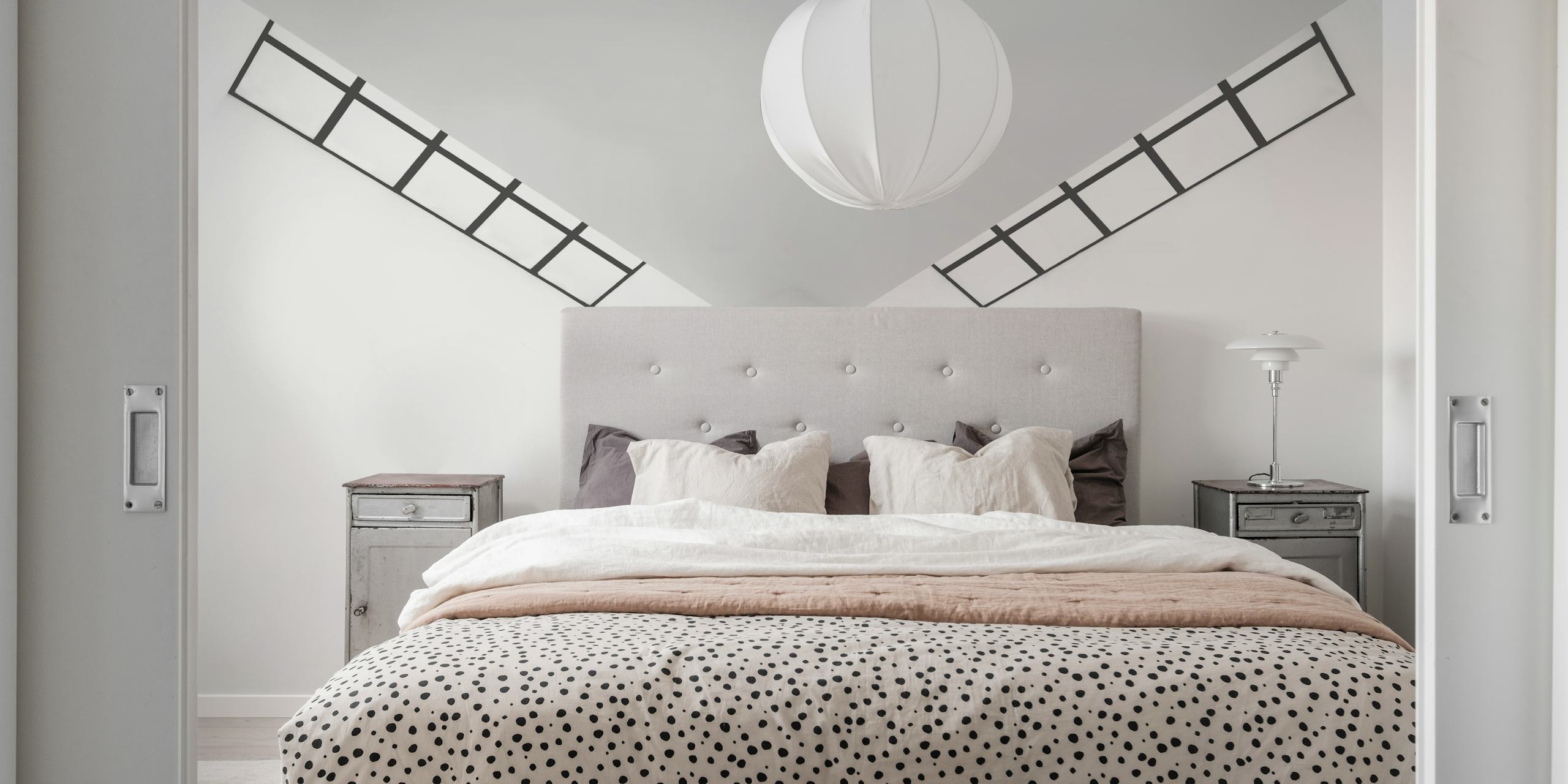 Minimalist wallpaper with architectural pattern