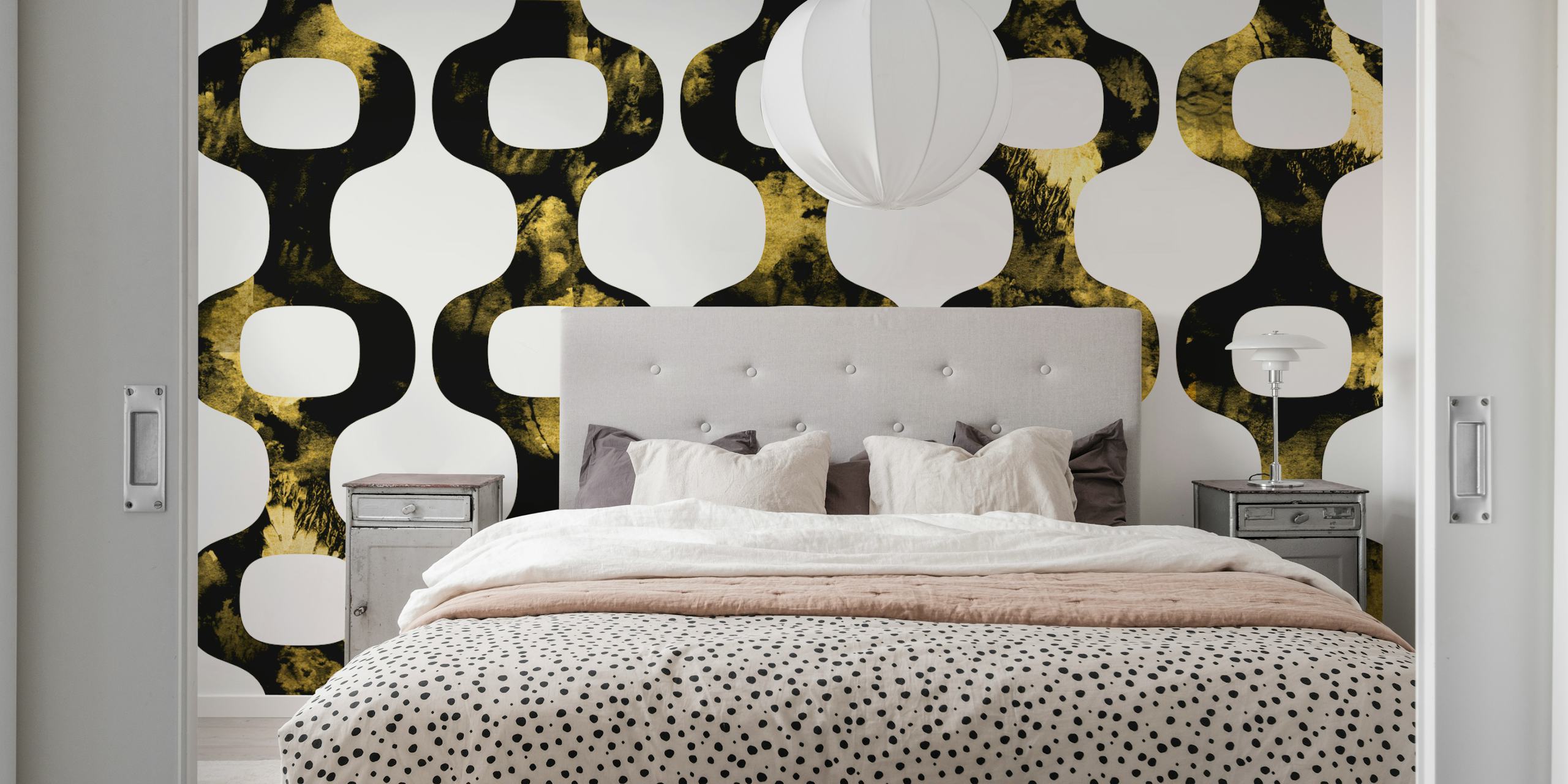 70s Geometry wallpaper image in a room