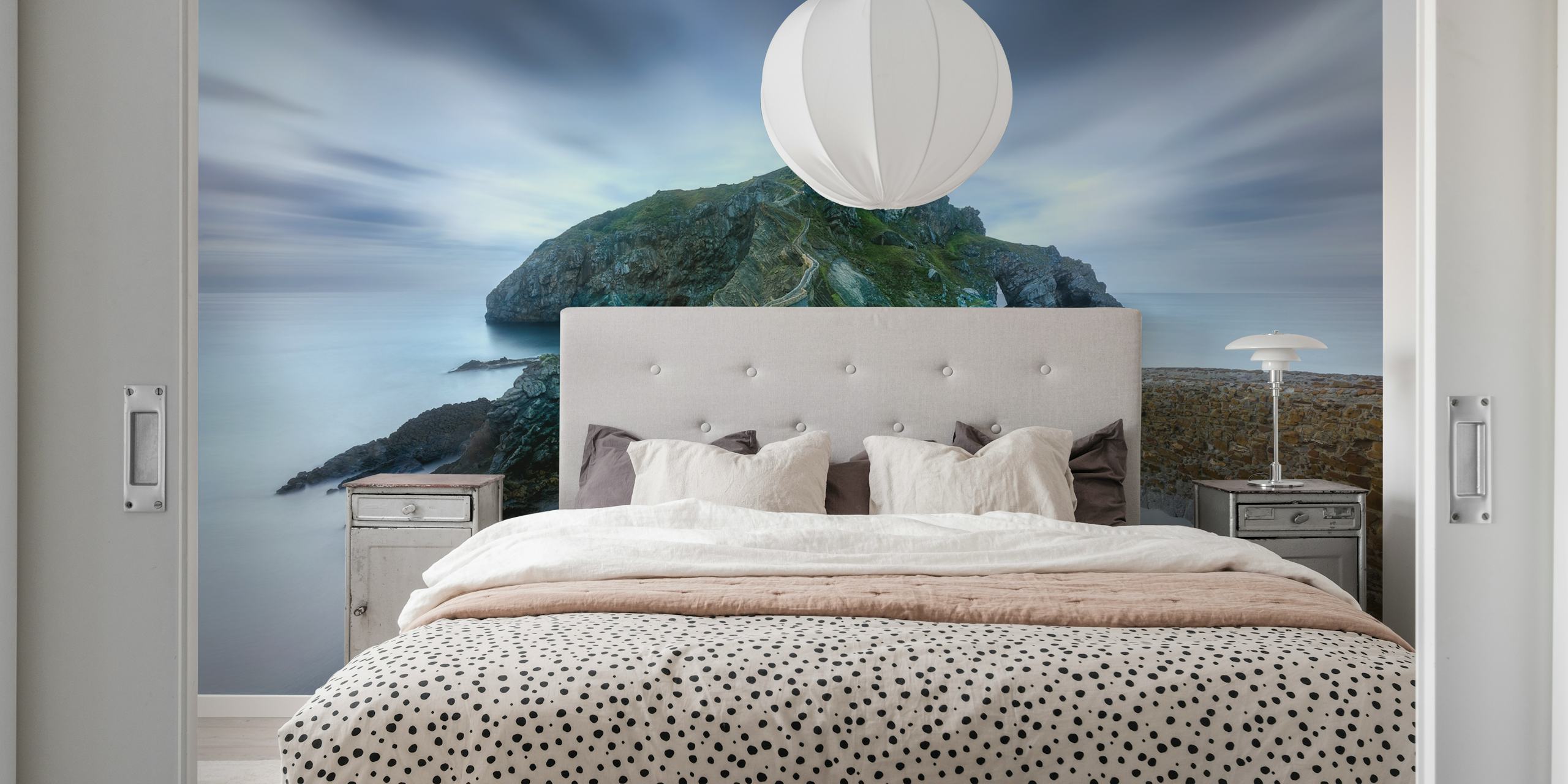 Dragonstone Island wallpaper in a room