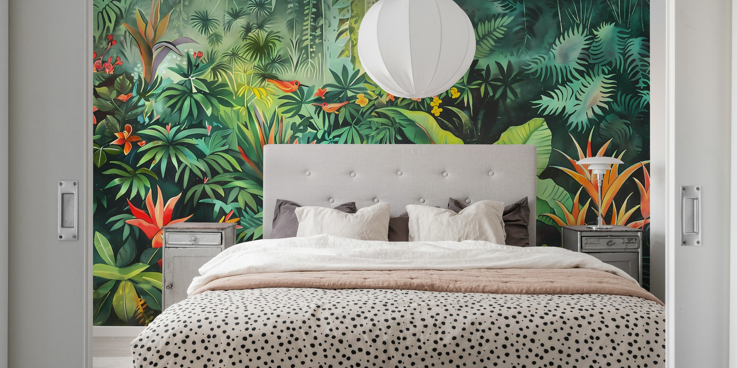 Tropical Garden 29 tapeta u postavci sobe