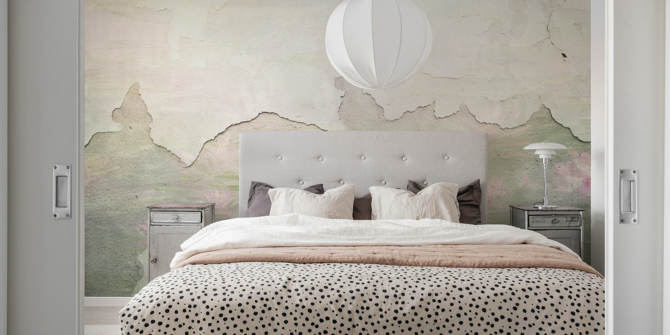 Lotus Dream Vintage tapeta u sobi