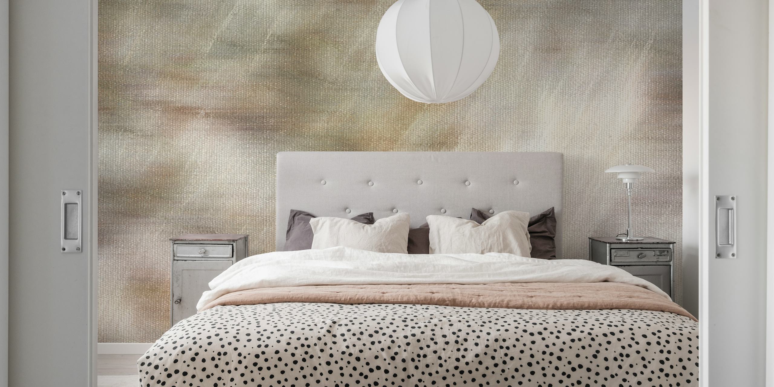 Abstract Linen Blur tapetti huoneessa