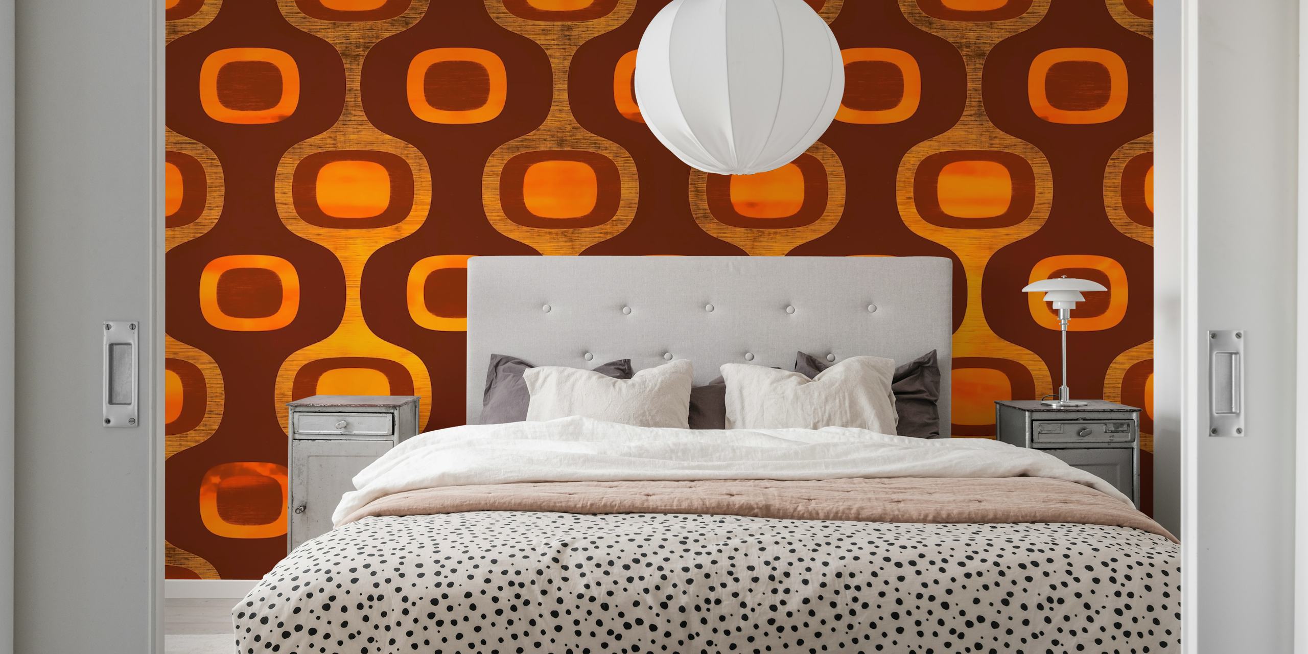 Cozy Warm Seventies wallpaper in a room
