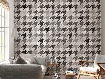 Houndstooth Texture Dark Academia No.02 WM