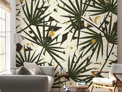 Abstract Plants Eclectic Nature WM