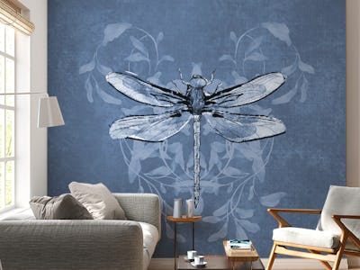 Dragonfly Buzz - Dusty Blue