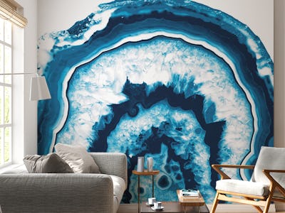 Blue White Agate 1