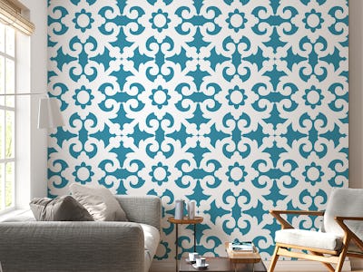 Teal Mexican Wall Ornament