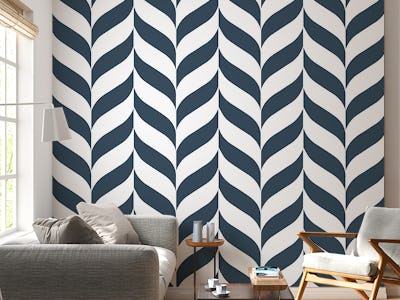 Monochrome chevron pattern