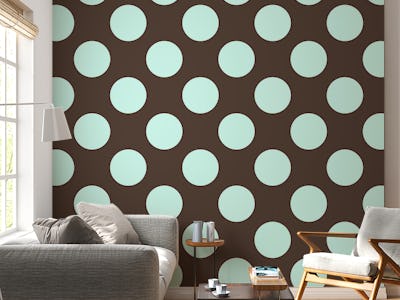 Dark Chocolate Mint Polka Dots