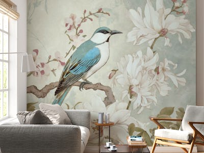 Blooming Spring Bird