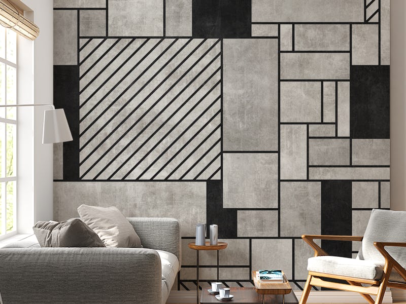 Random Concrete Pattern